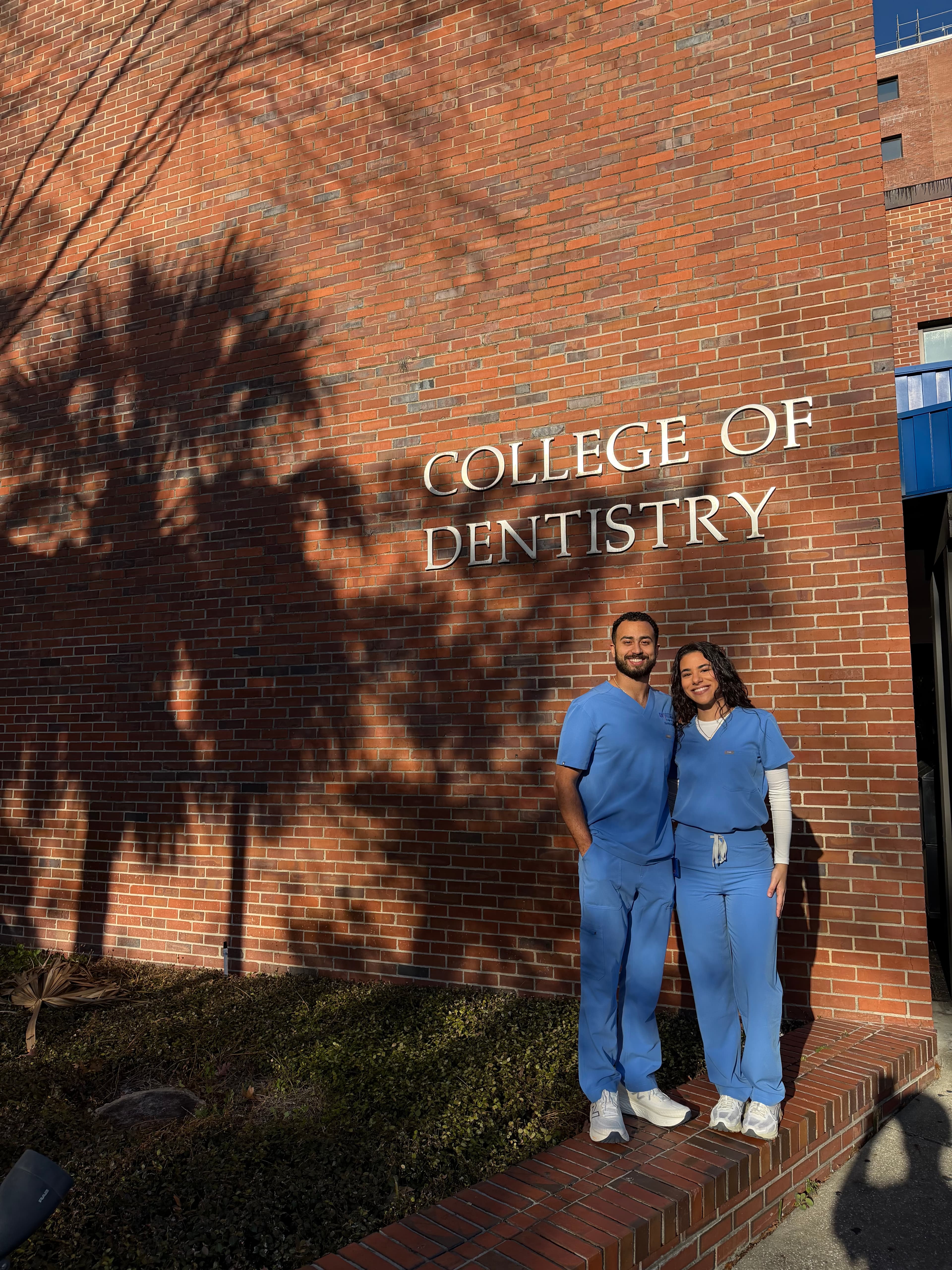 Karim Zaghloul and Irine Yacoub at the University of Florida College of Dentistry